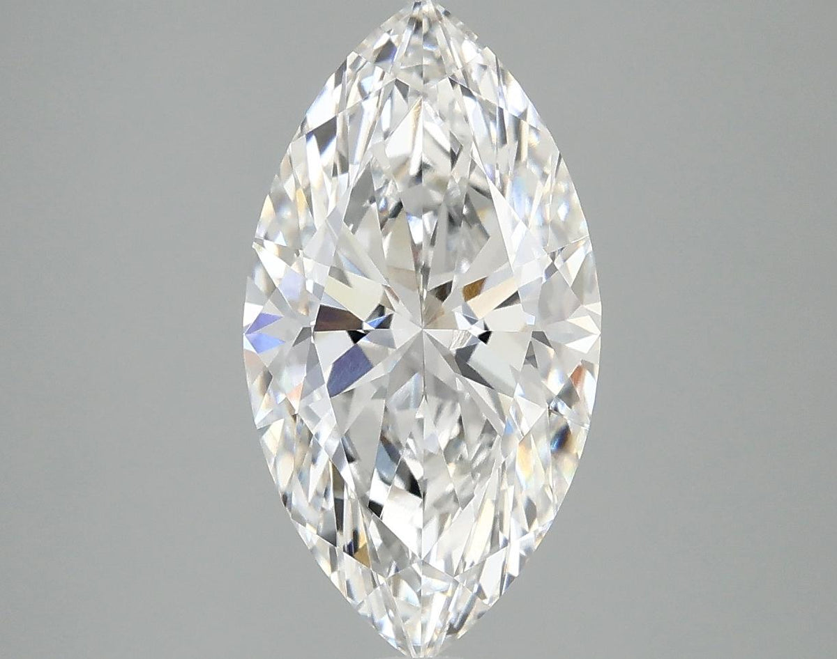 3.1 Carat Marquise Shaped Excellent Cut VVS1 IGI Certified Lab Grown Diamond