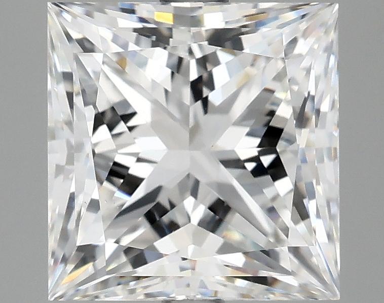 3.97 Carat Princess Shaped Ideal Cut VVS2 IGI Certified Lab Grown Diamond