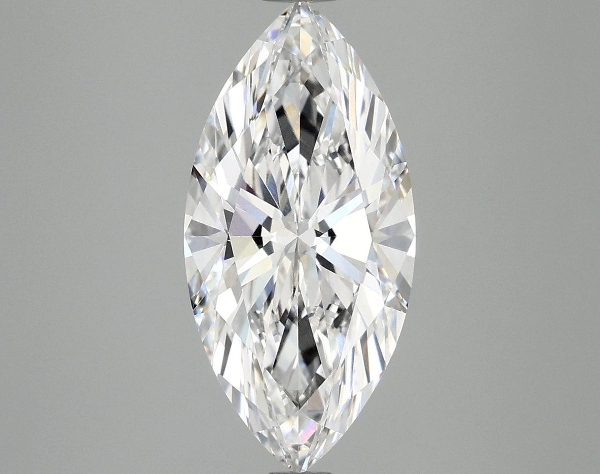 3.09 Carat Marquise Shaped Excellent Cut VVS2 IGI Certified Lab Grown Diamond