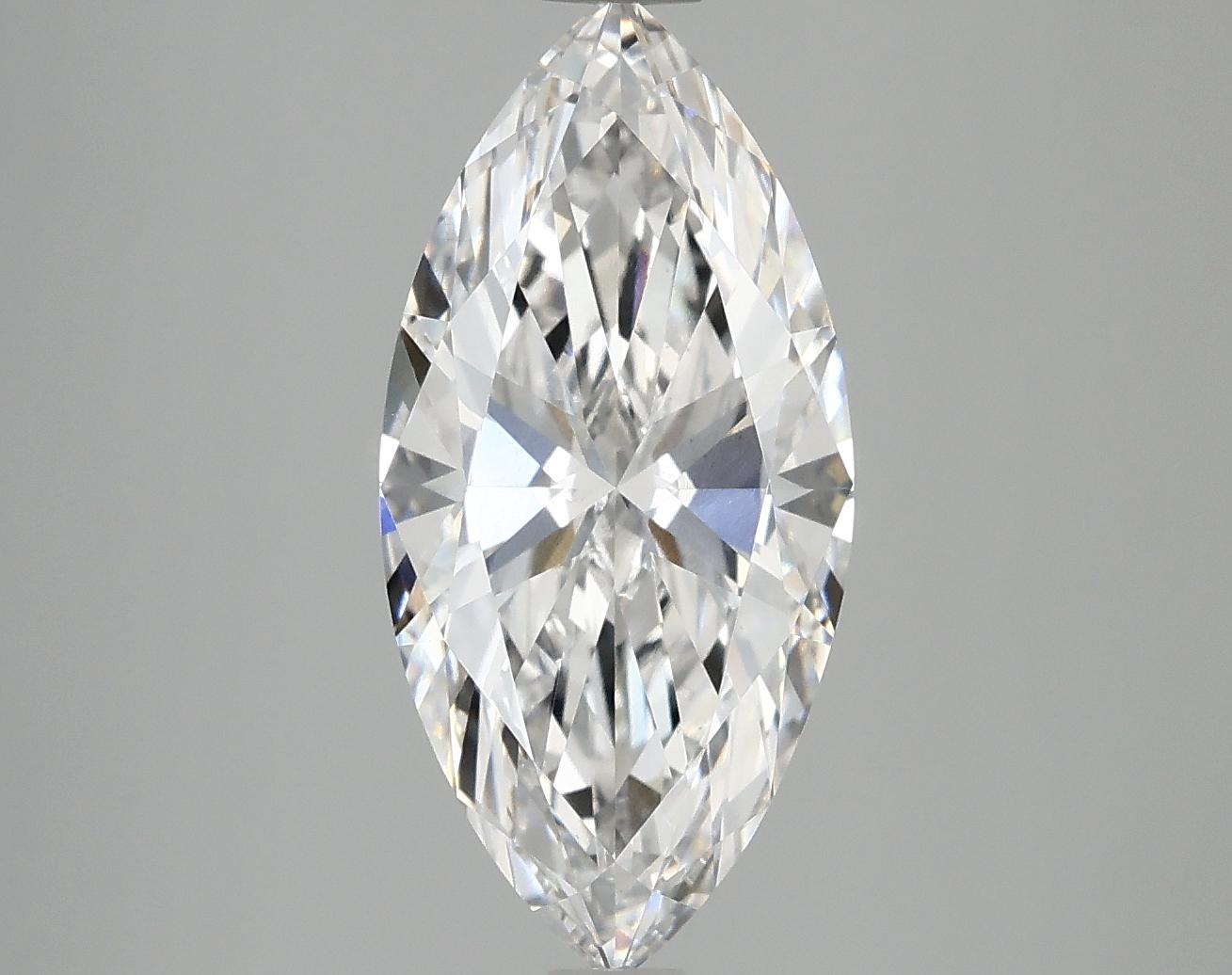 2.97 Carat Marquise Shaped Excellent Cut VS1 IGI Certified Lab Grown Diamond