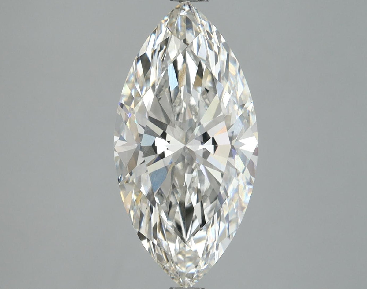 3.05 Carat Marquise Shaped Ideal Cut VVS2 IGI Certified Lab Grown Diamond