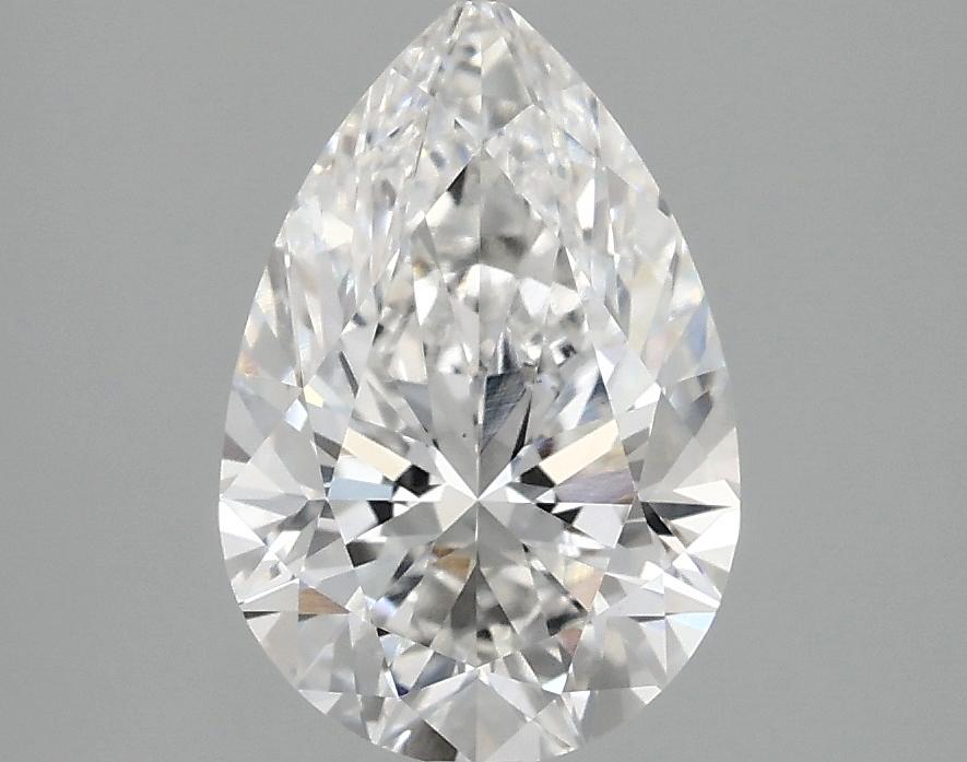 2.07 Carat Pear Shaped Excellent Cut VS1 IGI Certified Lab Grown Diamond