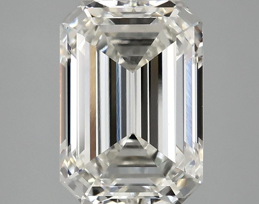 3.09 Carat Emerald Shaped Ideal Cut VVS2 IGI Certified Lab Grown Diamond
