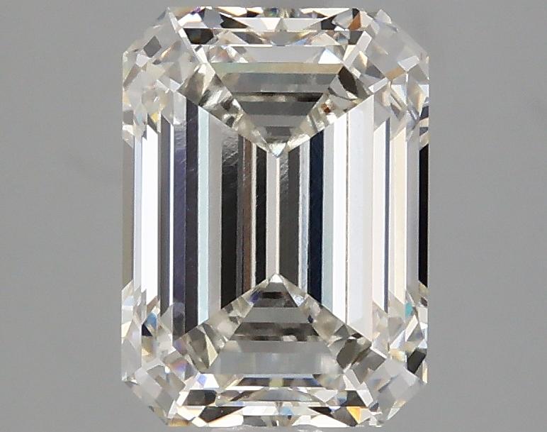 2.44 Carat Emerald Shaped Excellent Cut VVS2 IGI Certified Lab Grown Diamond
