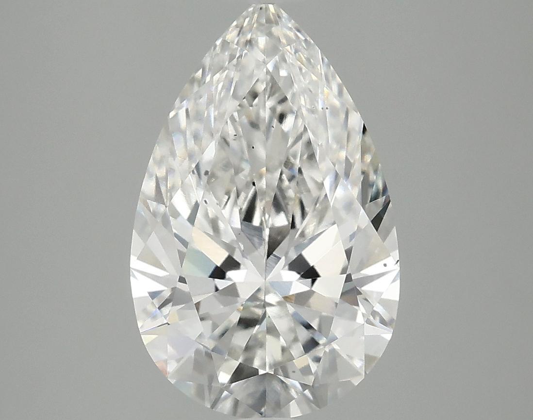 3.09 Carat Pear Shaped Ideal Cut SI1 IGI Certified Lab Grown Diamond
