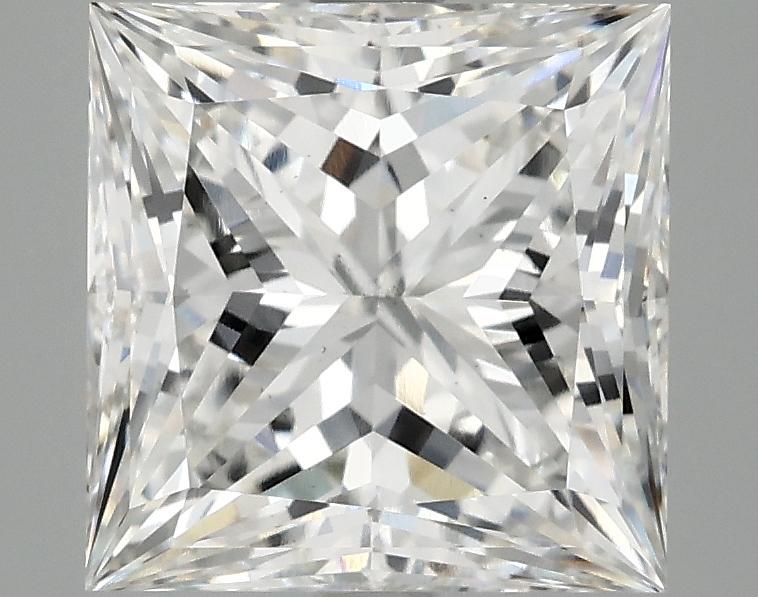 3.9 Carat Princess Shaped Ideal Cut VS2 IGI Certified Lab Grown Diamond