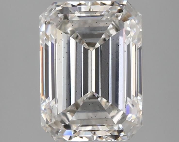 3.01 Carat Emerald Shaped Excellent Cut SI1 IGI Certified Lab Grown Diamond