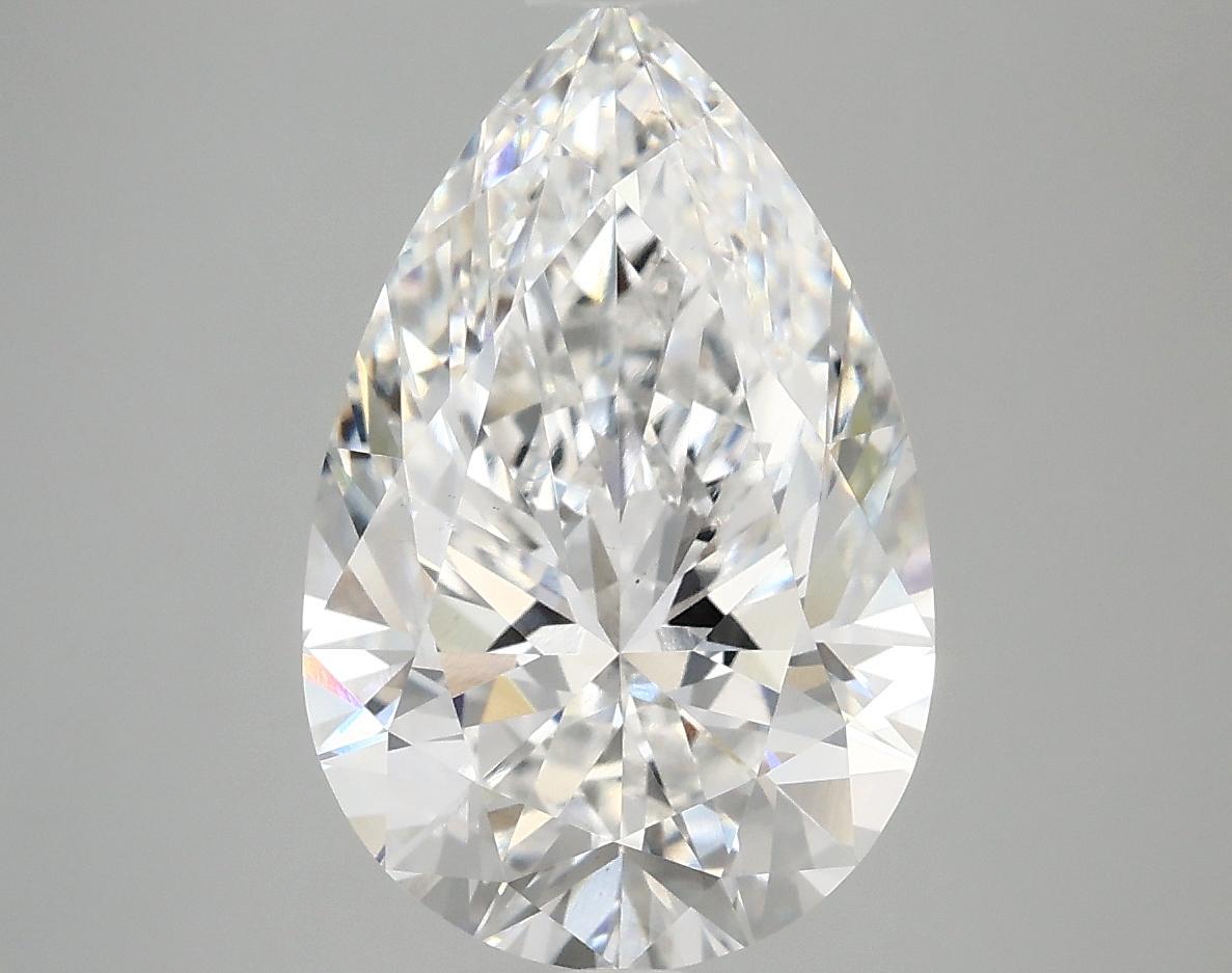 4.07 Carat Pear Shaped Ideal Cut VS2 IGI Certified Lab Grown Diamond