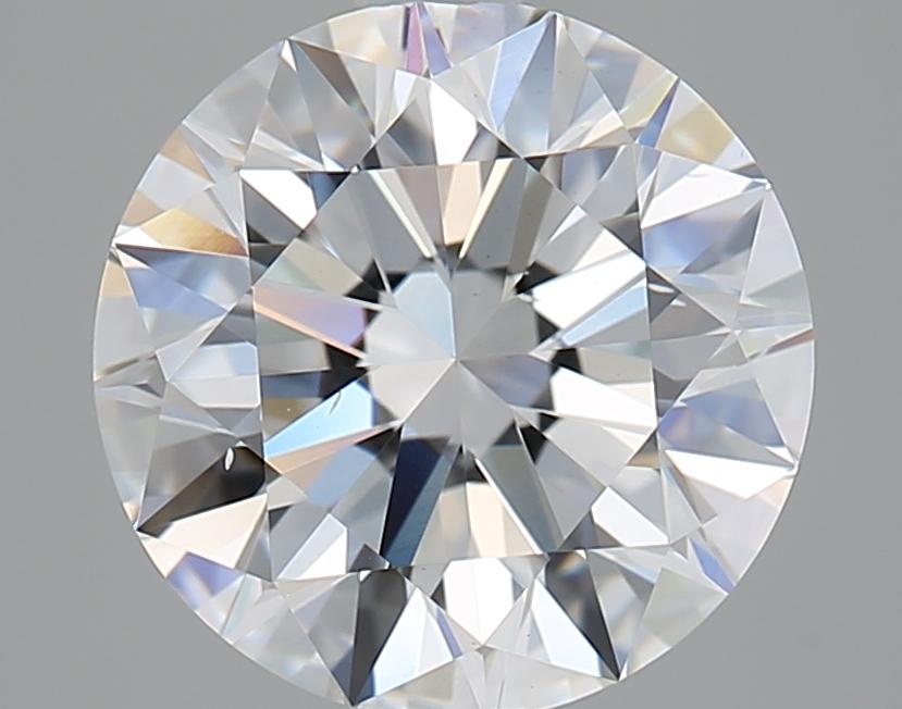 2.42 Carat Round Shaped Ideal Cut VS2 IGI Certified Lab Grown Diamond