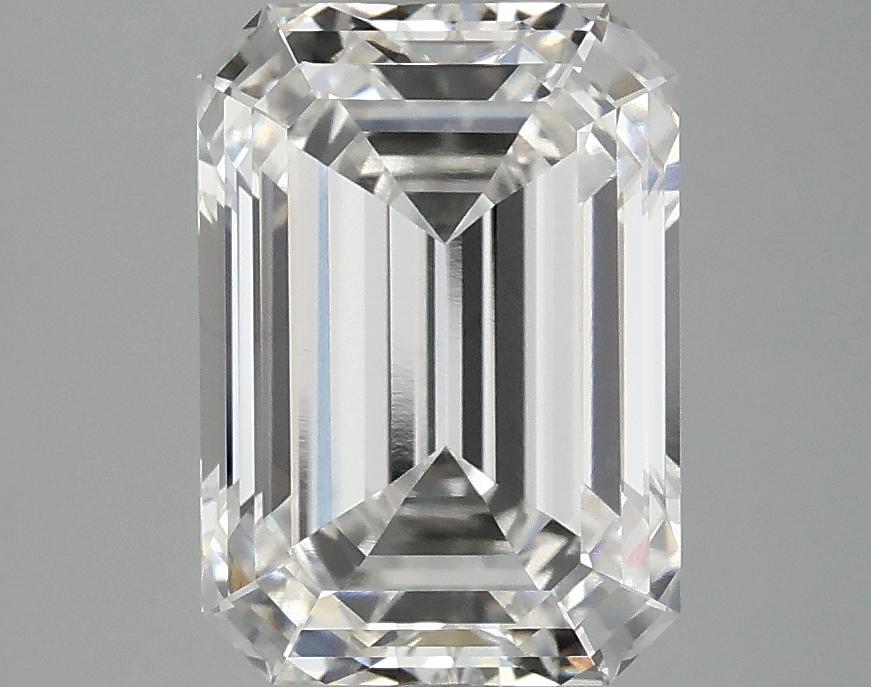 3.05 Carat Emerald Shaped Ideal Cut VVS2 IGI Certified Lab Grown Diamond