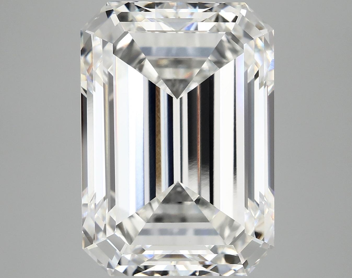 12.29 Carat Emerald Shaped Ideal Cut VVS2 IGI Certified Lab Grown Diamond