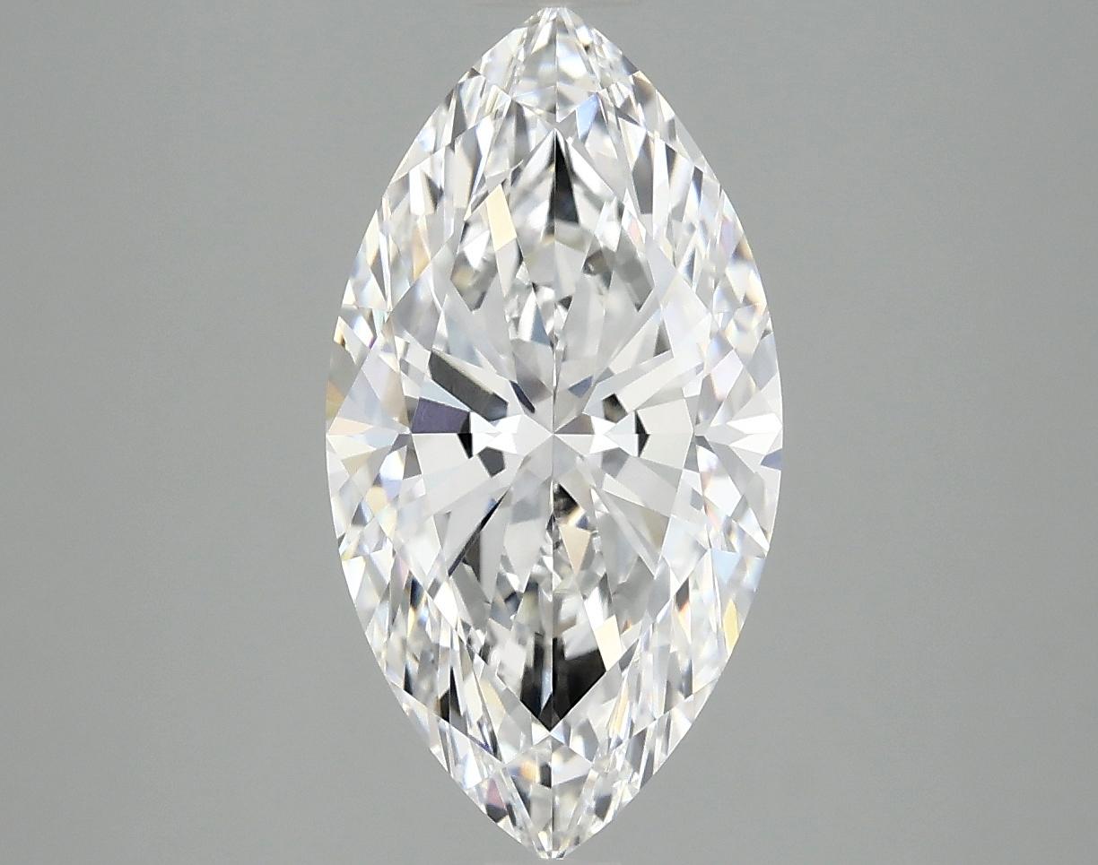 3.09 Carat Marquise Shaped Excellent Cut VVS2 IGI Certified Lab Grown Diamond