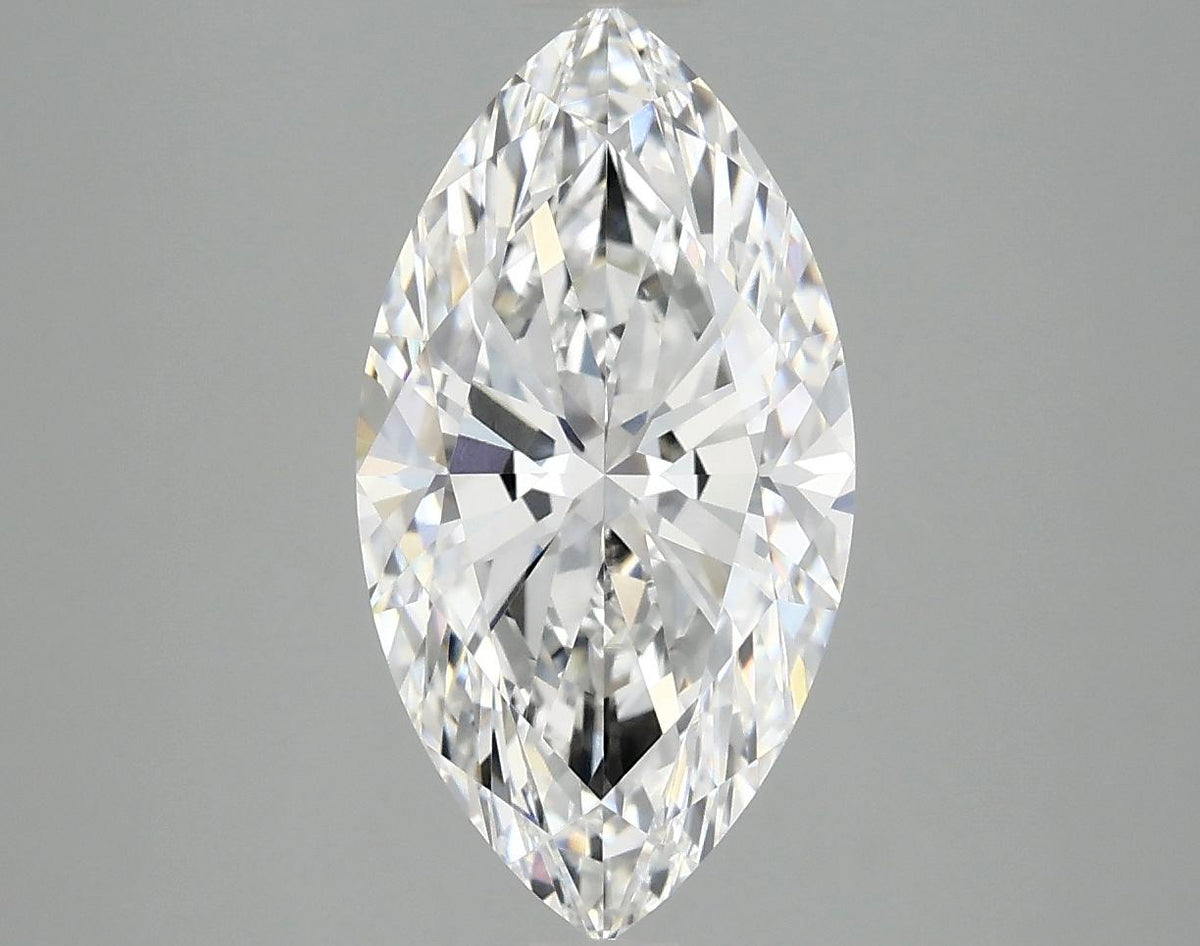 3.09 Carat Marquise Shaped Excellent Cut VVS2 IGI Certified Lab Grown Diamond