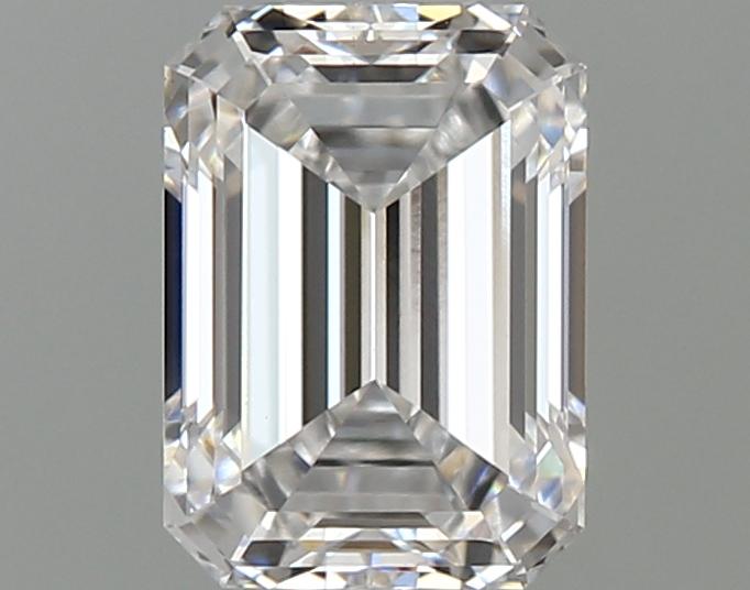 0.98 Carat Emerald Shaped Excellent Cut VVS2 IGI Certified Lab Grown Diamond