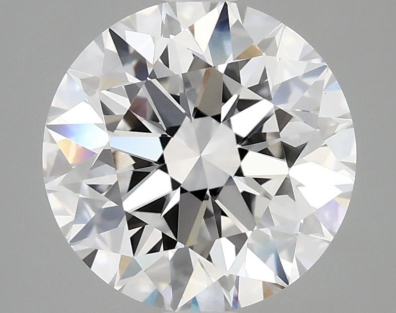 3.07 Carat Round Shaped Excellent Cut VVS2 IGI Certified Lab Grown Diamond