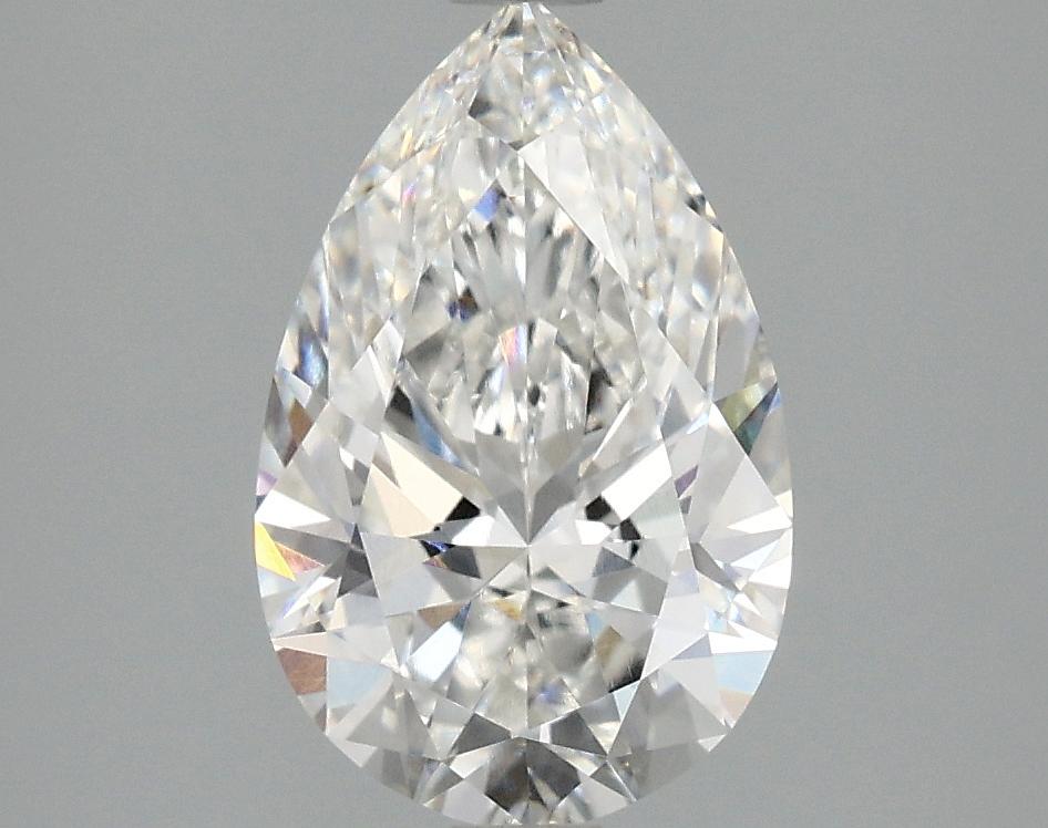2.07 Carat Pear Shaped Ideal Cut VVS2 IGI Certified Lab Grown Diamond