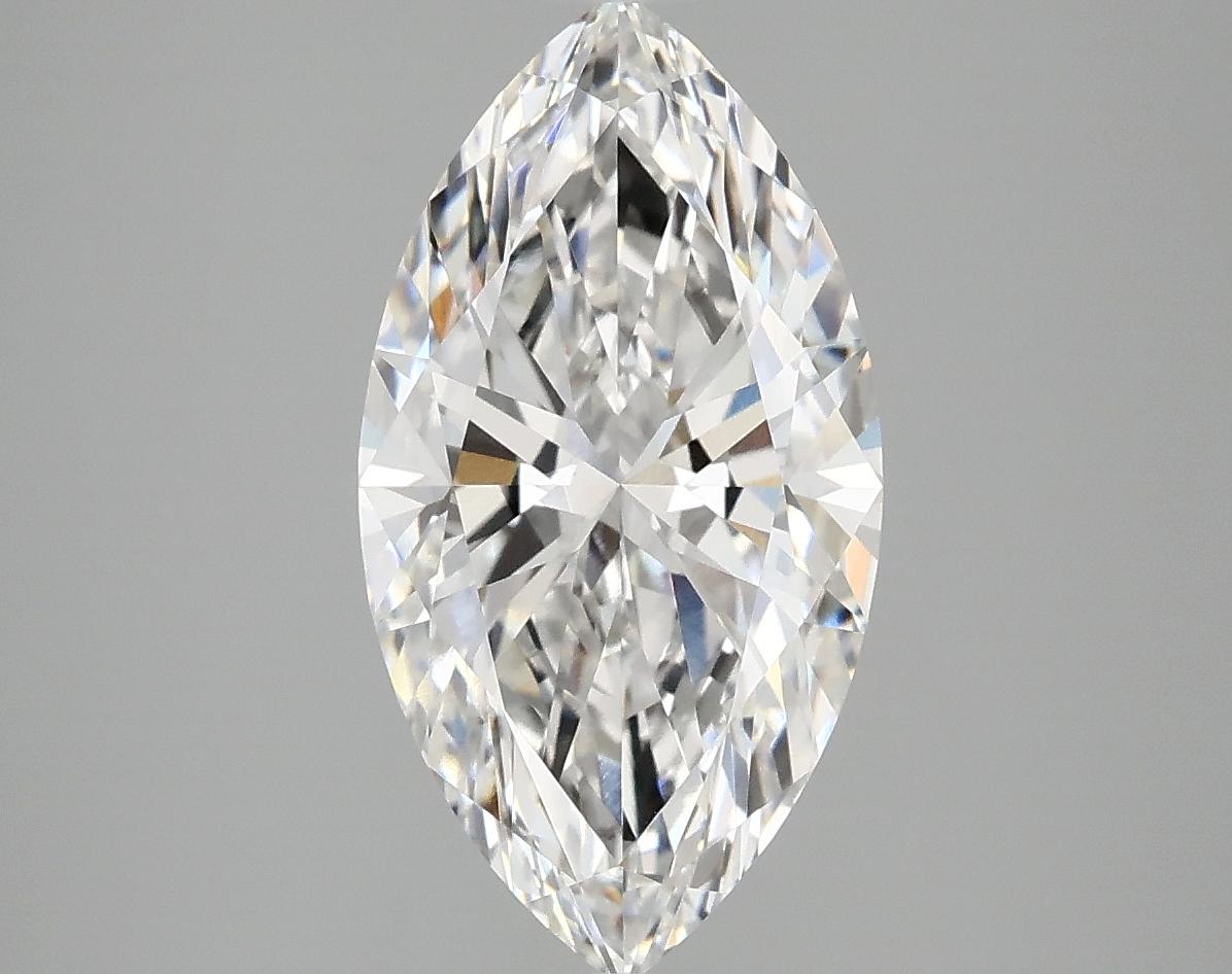 2.98 Carat Marquise Shaped Excellent Cut VVS2 IGI Certified Lab Grown Diamond