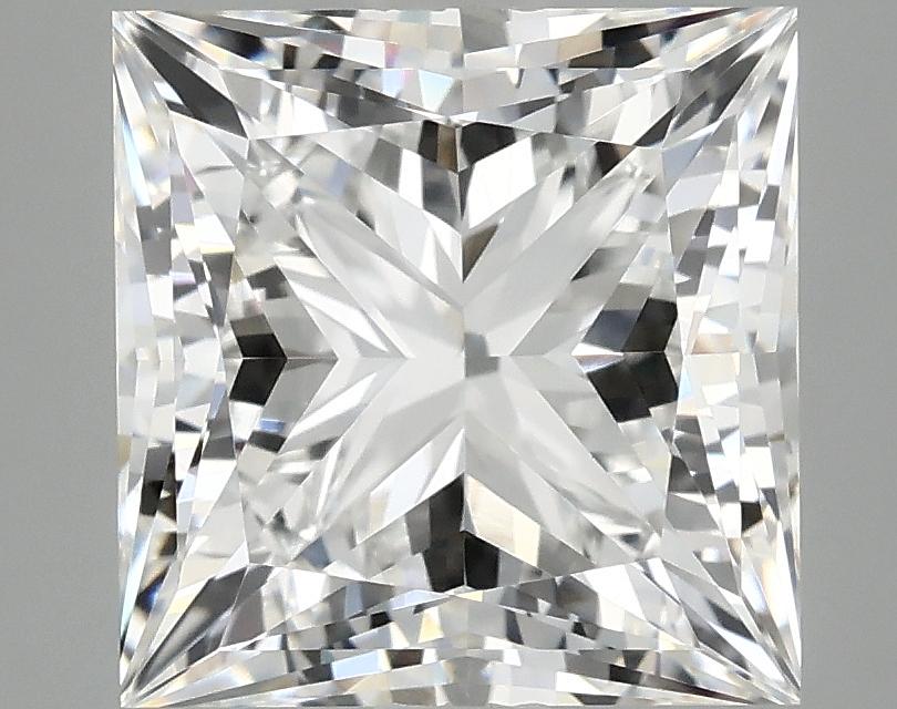 5.04 Carat Princess Shaped Ideal Cut VVS2 IGI Certified Lab Grown Diamond