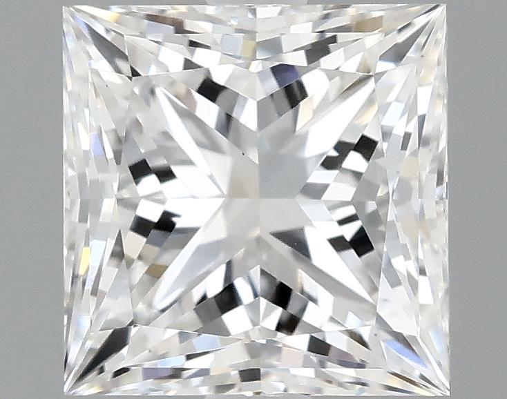 1.96 Carat Princess Shaped Ideal Cut VS1 IGI Certified Lab Grown Diamond