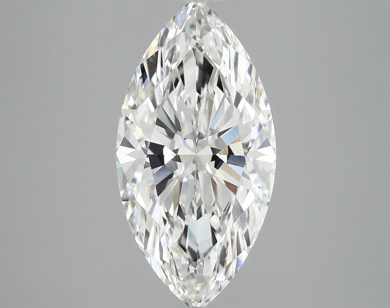 3.03 Carat Marquise Shaped Ideal Cut VVS2 IGI Certified Lab Grown Diamond