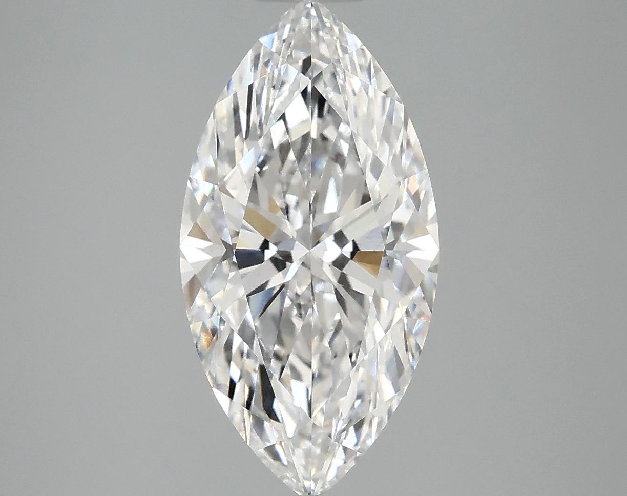 3.07 Carat Marquise Shaped Ideal Cut VVS2 IGI Certified Lab Grown Diamond