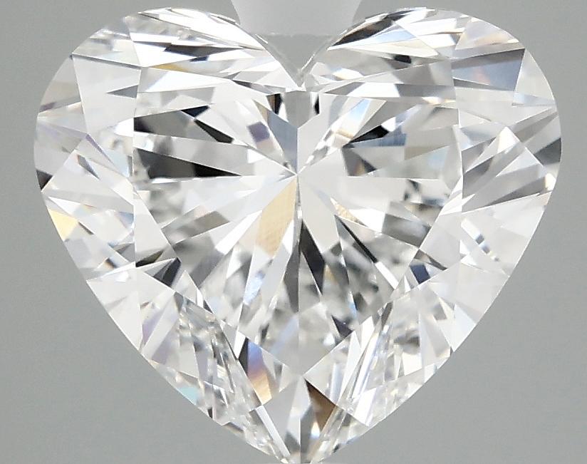 3.93 Carat Heart Shaped Ideal Cut VVS2 IGI Certified Lab Grown Diamond