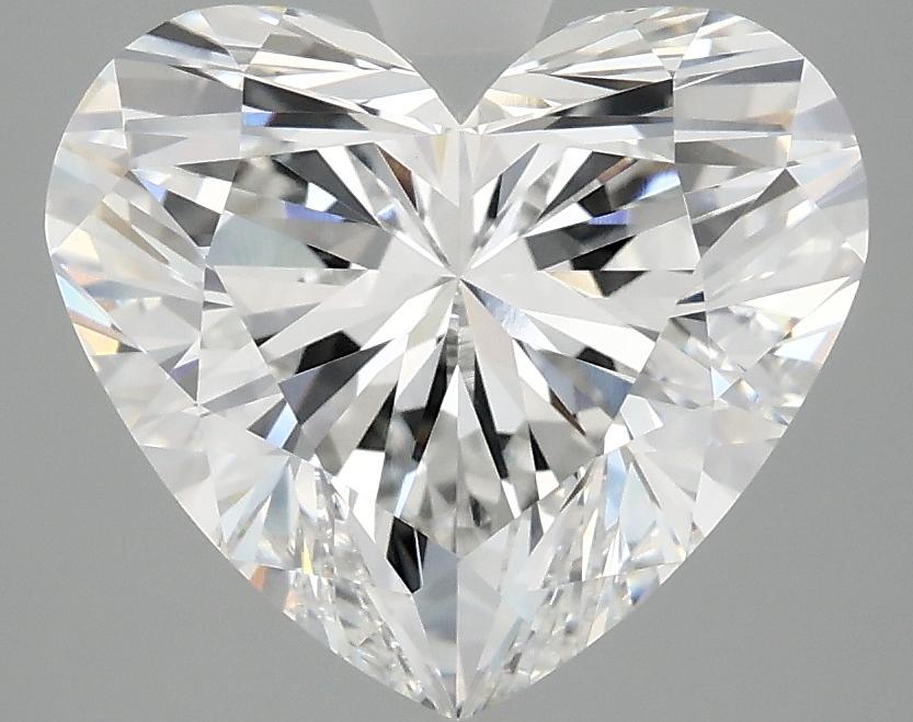 4.02 Carat Heart Shaped Ideal Cut VVS2 IGI Certified Lab Grown Diamond