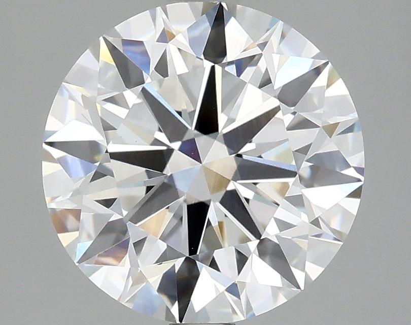 3.09 Carat Round Shaped Ideal Cut VVS2 IGI Certified Lab Grown Diamond