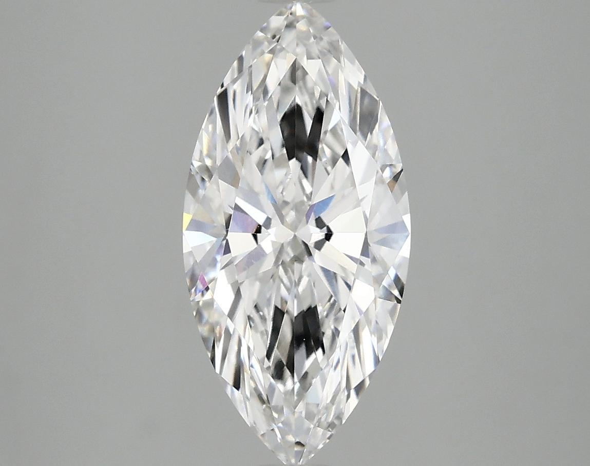 2.07 Carat Marquise Shaped Excellent Cut VVS2 IGI Certified Lab Grown Diamond