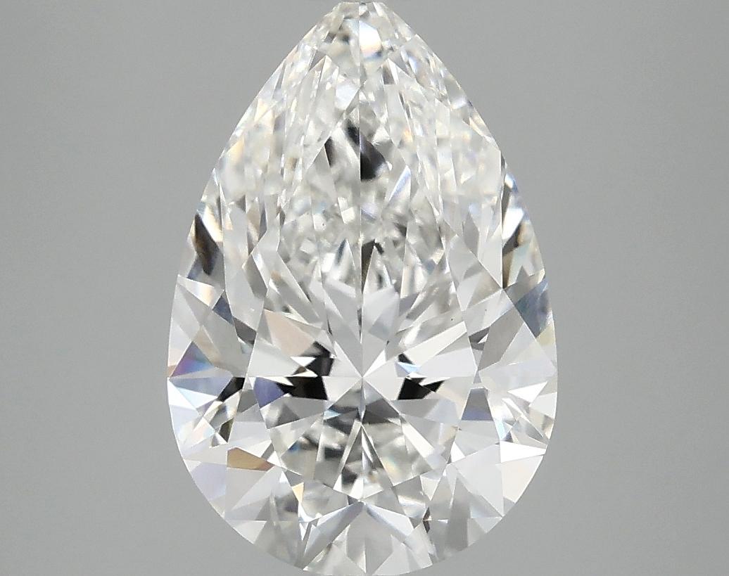 3.09 Carat Pear Shaped Excellent Cut VVS2 IGI Certified Lab Grown Diamond
