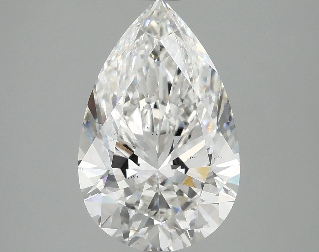 3.08 Carat Pear Shaped Ideal Cut VS2 IGI Certified Lab Grown Diamond