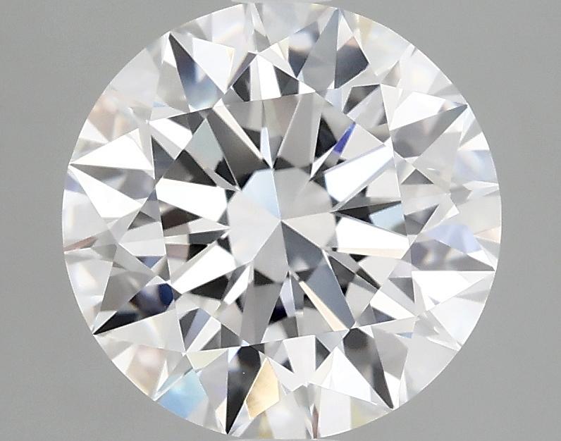 3.09 Carat Round Shaped Excellent Cut VVS2 IGI Certified Lab Grown Diamond