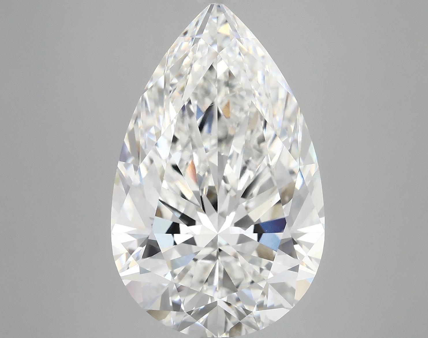 8.04 Carat Pear Shaped Ideal Cut VVS2 IGI Certified Lab Grown Diamond