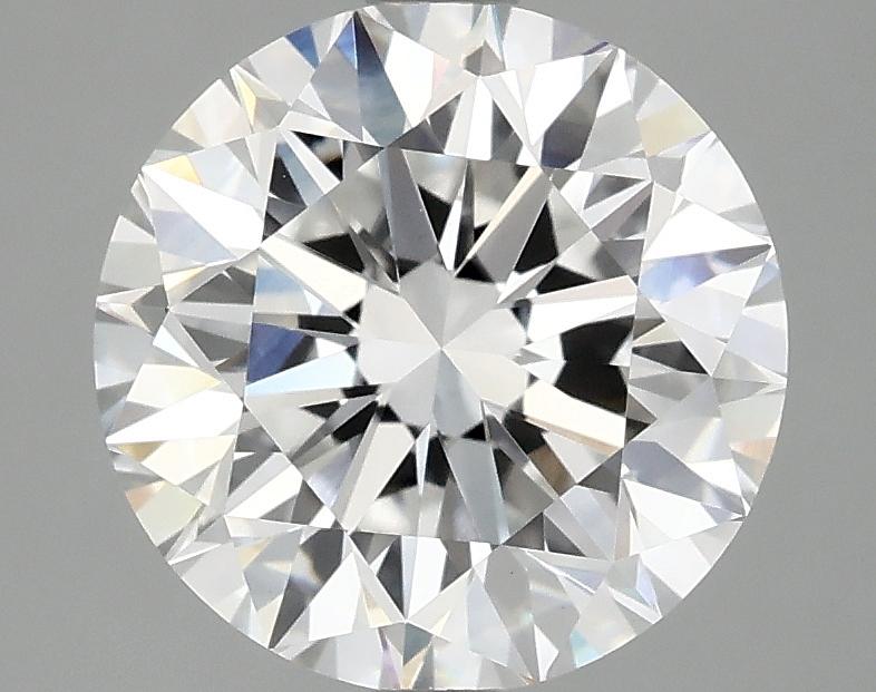 3.08 Carat Round Shaped Excellent Cut VVS2 IGI Certified Lab Grown Diamond