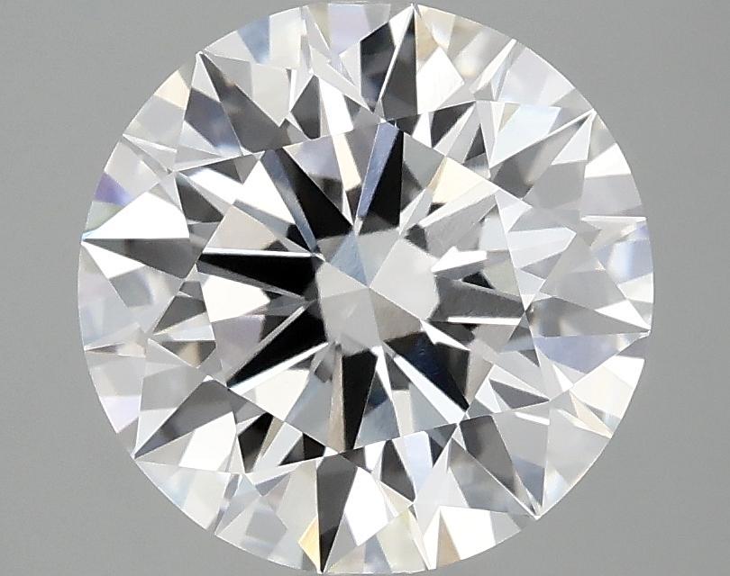 3.08 Carat Round Shaped Ideal Cut VVS2 IGI Certified Lab Grown Diamond