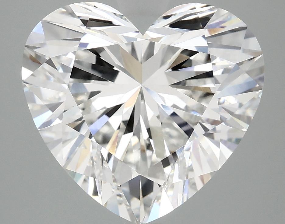 5.09 Carat Heart Shaped Ideal Cut VVS2 IGI Certified Lab Grown Diamond