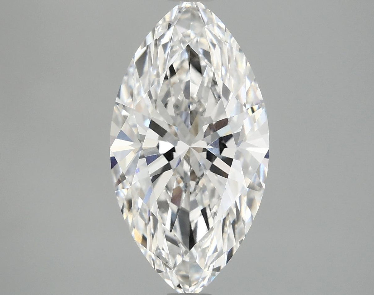3.04 Carat Marquise Shaped Excellent Cut VVS2 IGI Certified Lab Grown Diamond