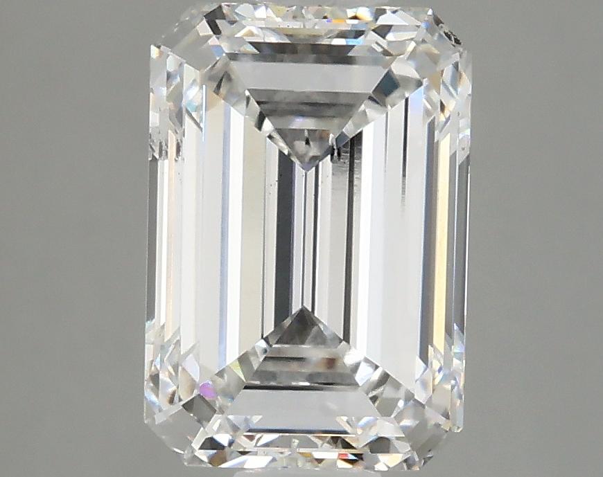 3.05 Carat Emerald Shaped Ideal Cut SI1 IGI Certified Lab Grown Diamond