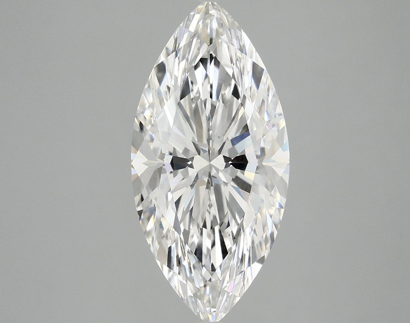 3.08 Carat Marquise Shaped Excellent Cut VS1 IGI Certified Lab Grown Diamond