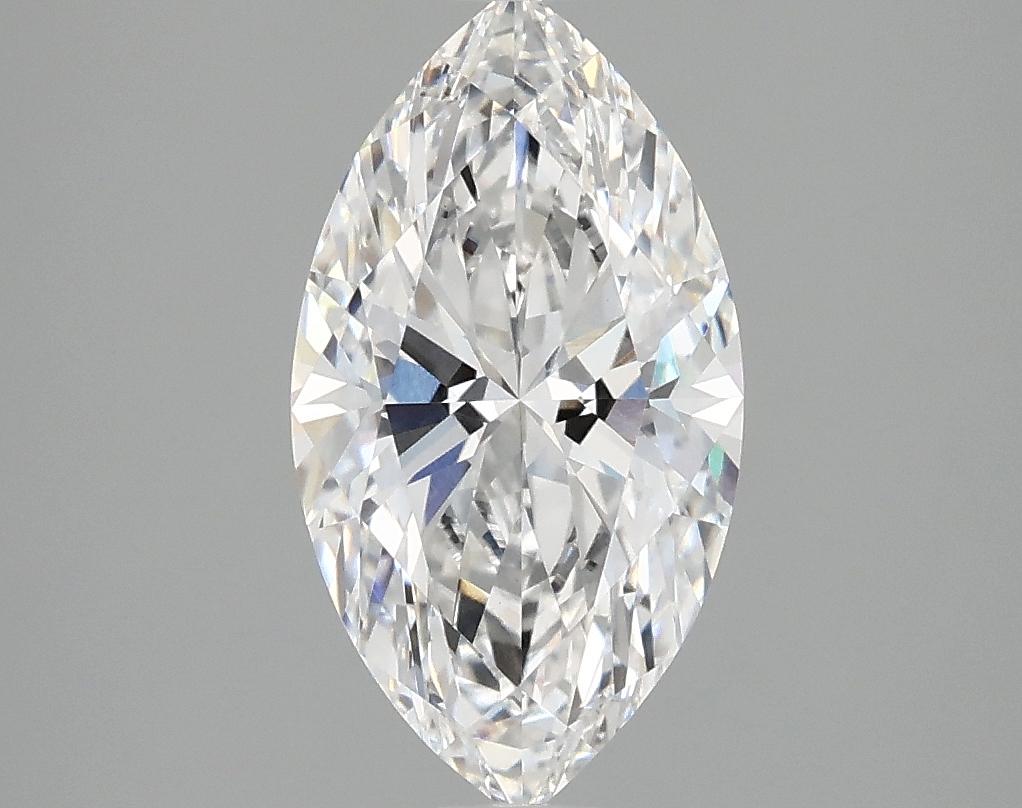 2.02 Carat Marquise Shaped Excellent Cut VVS2 IGI Certified Lab Grown Diamond