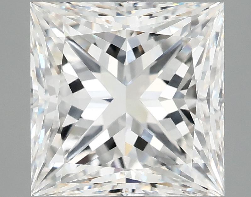 5.04 Carat Princess Shaped Ideal Cut VVS2 IGI Certified Lab Grown Diamond