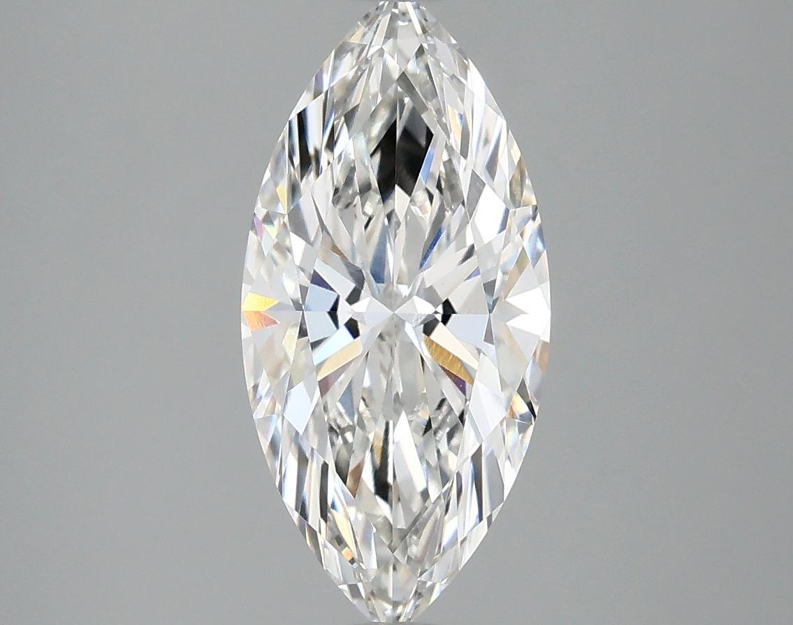 2.08 Carat Marquise Shaped Excellent Cut VVS2 IGI Certified Lab Grown Diamond