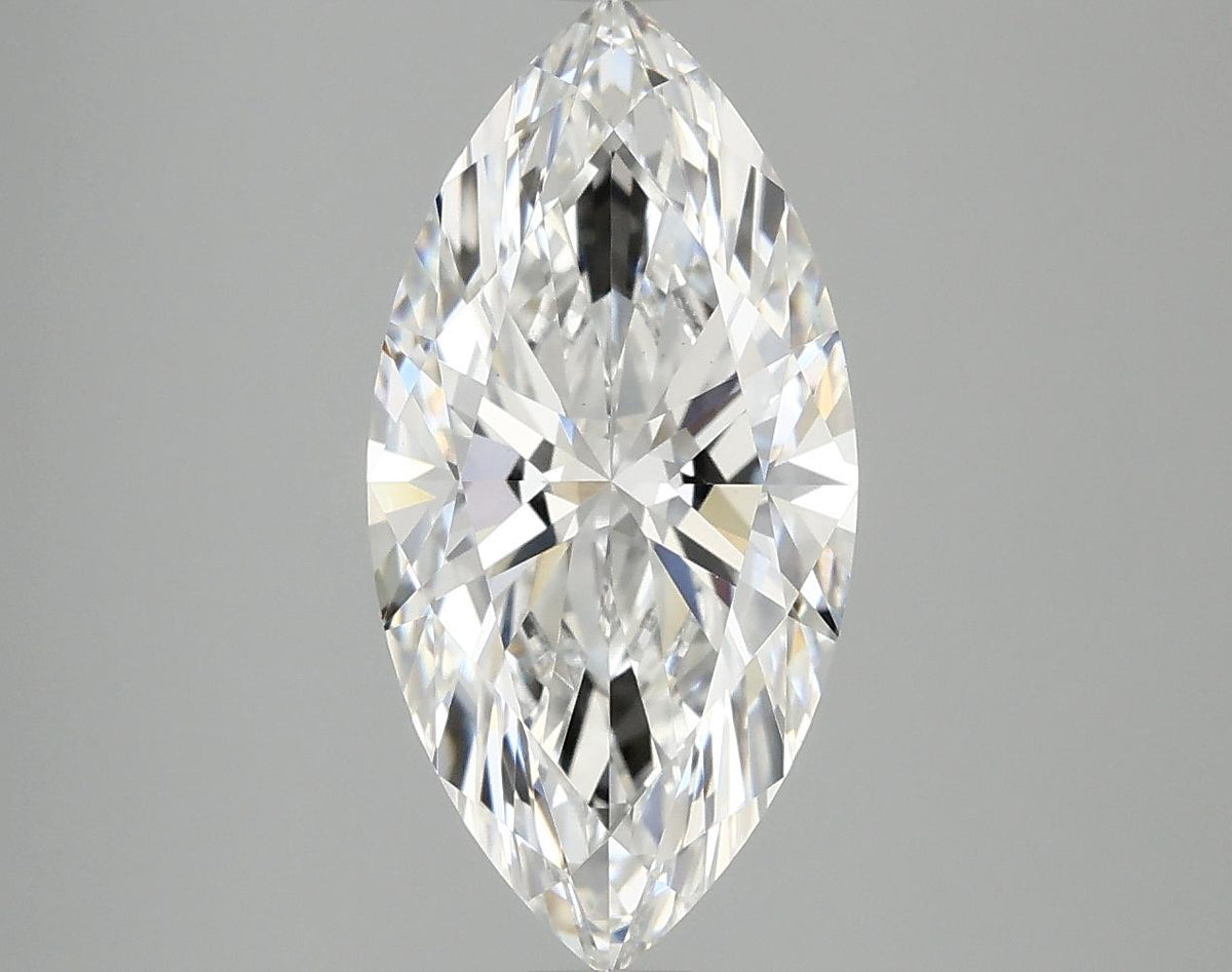 3.02 Carat Marquise Shaped Ideal Cut VVS2 IGI Certified Lab Grown Diamond