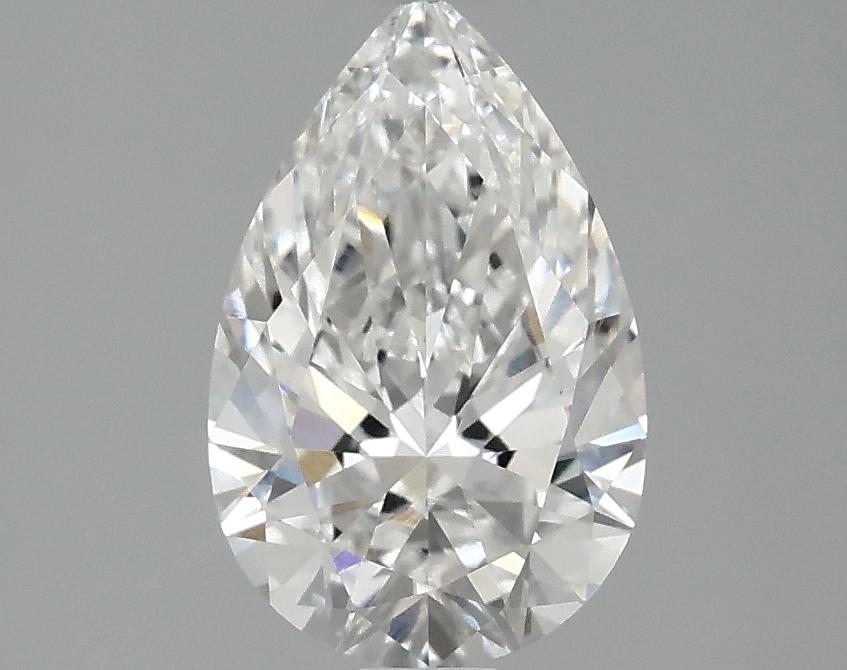1.54 Carat Pear Shaped Ideal Cut VVS2 IGI Certified Lab Grown Diamond
