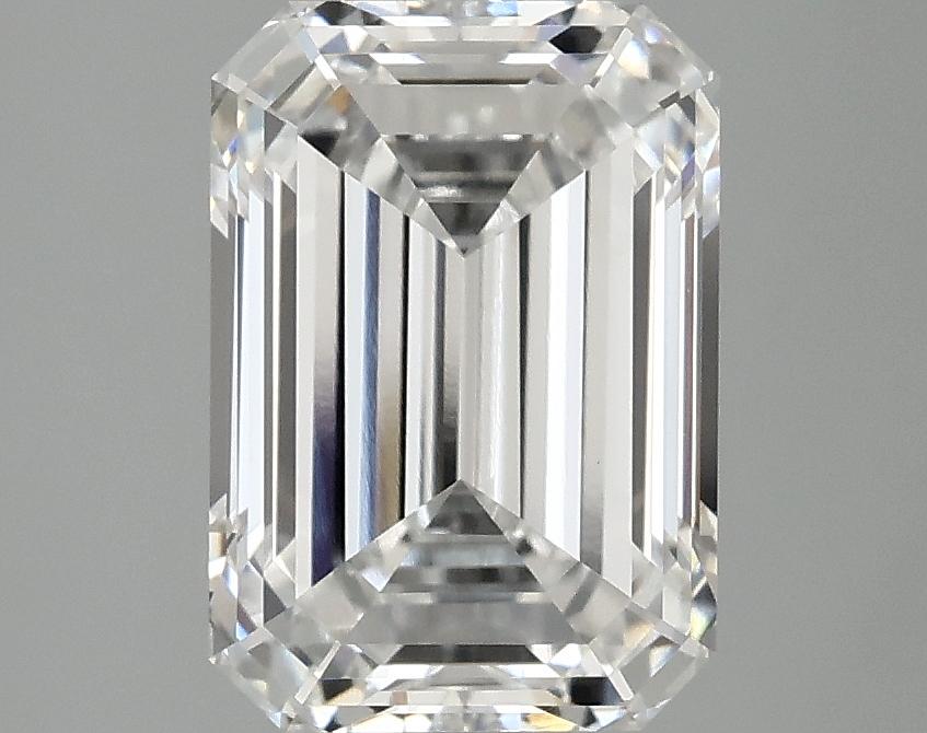 3.07 Carat Emerald Shaped Ideal Cut VVS2 IGI Certified Lab Grown Diamond