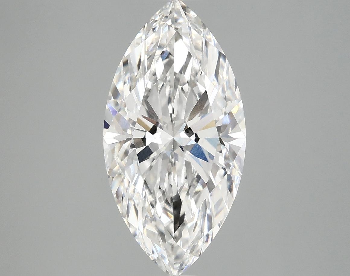 2.57 Carat Marquise Shaped Ideal Cut VVS2 IGI Certified Lab Grown Diamond
