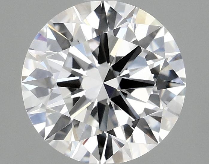 2.07 Carat Round Shaped Ideal Cut VVS2 IGI Certified Lab Grown Diamond