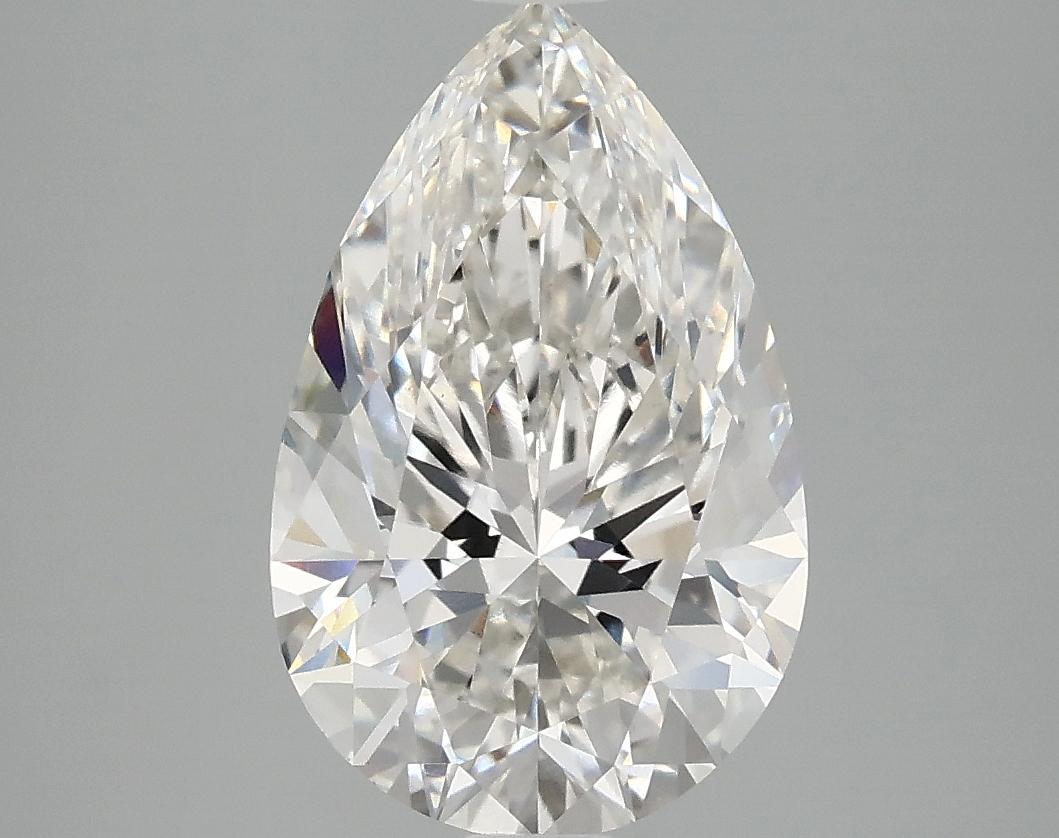 3.03 Carat Pear Shaped Ideal Cut VVS2 IGI Certified Lab Grown Diamond
