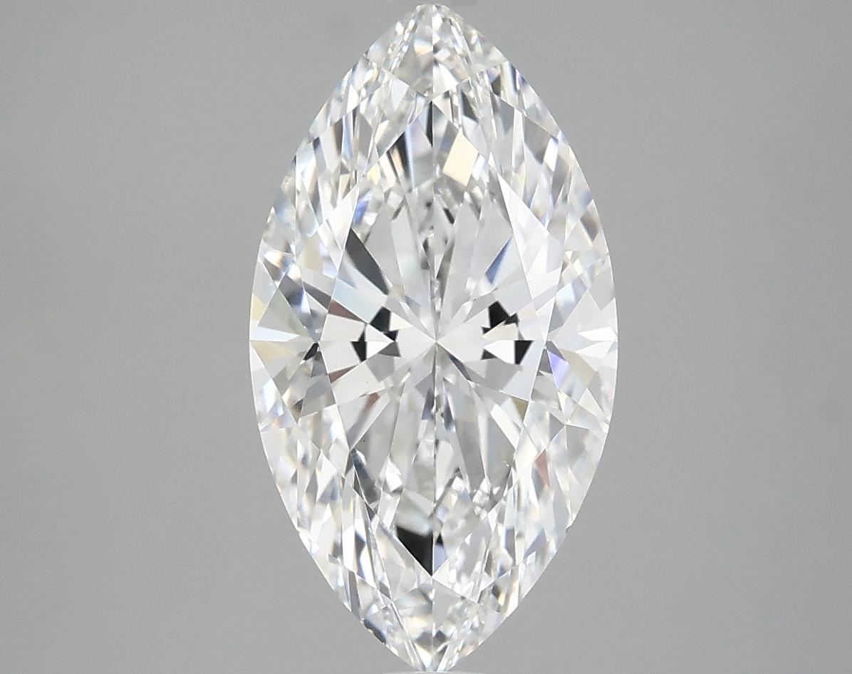 3.08 Carat Marquise Shaped Excellent Cut VVS2 IGI Certified Lab Grown Diamond