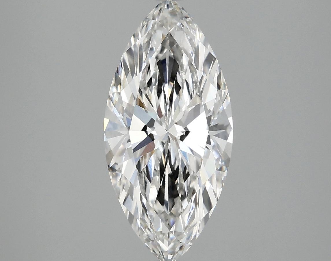 2.02 Carat Marquise Shaped Excellent Cut VVS2 IGI Certified Lab Grown Diamond